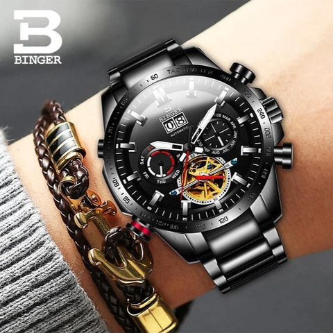 Binger Biaxial Tourbillon Watch finest luxury CN brand - YouTube